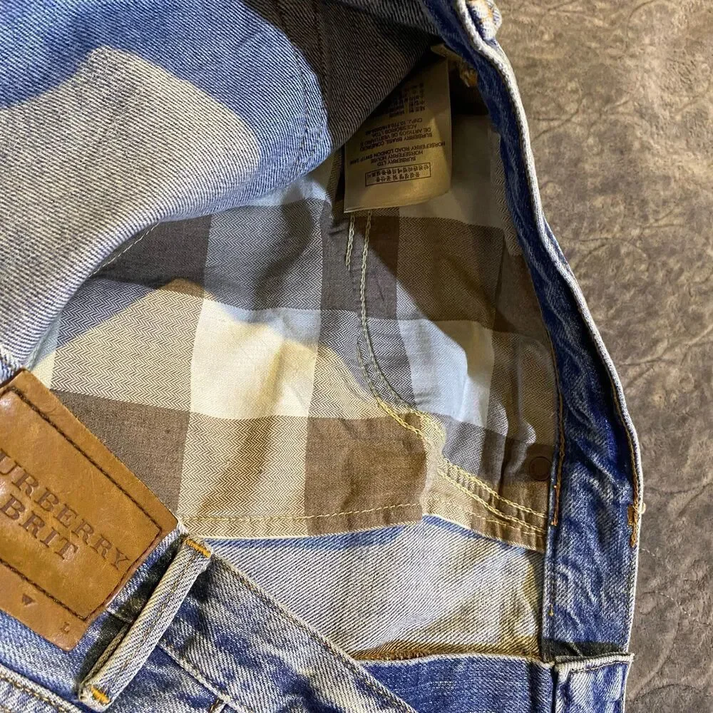 BURBERRY BRIT Men's Steadman SLIM Denim Jeans Button Fly 40